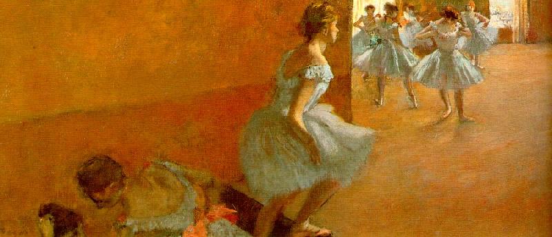 Edgar Degas Dancers Climbing the Stairs Sweden oil painting art
